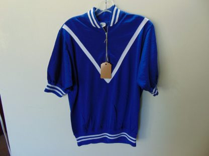 pt130	1930-60's	 Rayon/Nylon? Stretchy  Silky Tee Vintage Shirt/Jersey Chest 39in. (40)	$50