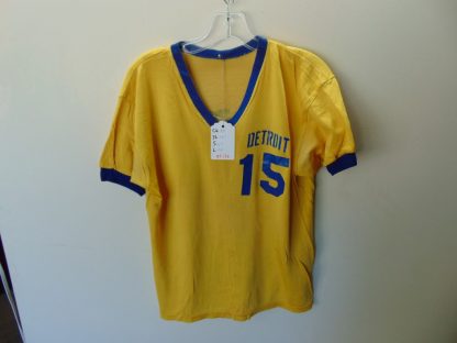 pt132	1930-60's	 Rayon/Nylon? Stretchy  Silky Tee Vintage Shirt/Jersey Chest 38in.	$50