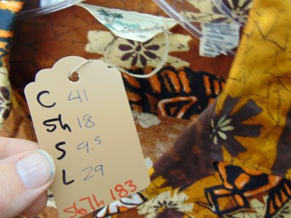 s67h183	1960's	Tiki Gods cotton vintage Hawaiian shirt Chest size 41 inches 	$30 - Image 2