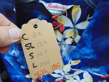 s67h185	1960's	Kamehameha cotton vintage Hawaiian shirt Chest size 52 inches XL	$40 - Image 2