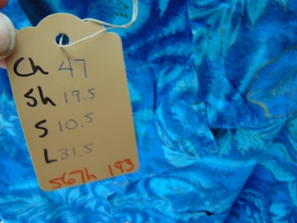 s67h193	1960's	Floral cotton vintage Hawaiian shirt Chest size 47 inches 	$20 - Image 2