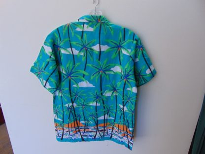 s67h220	1980's	Here to Eternity Border cotton vintage Hawaiian shirt Chest size 41 inches 	$20 - Image 3