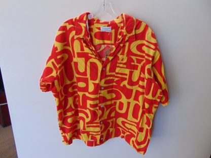 s67h227	1960's	Brent Coolest Surfers cotton vintage Hawaiian shirt Chest size 52 inches XL 	$60