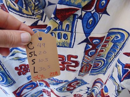 s67h228	1970's	NOS Nui Nalu cotton vintage Hawaiian shirt Chest size 49 inches XL	$30 - Image 4
