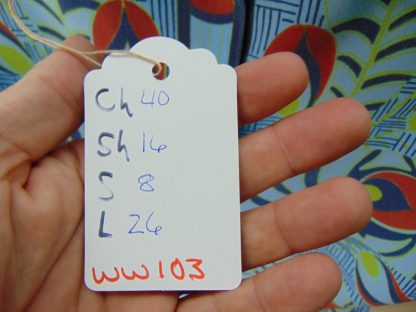 ww103	1970's	Vintage Womens Groovy Blue Shirt polyester chest size 40in.	$20 - Image 2