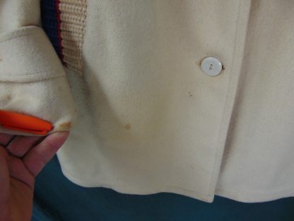 ww11	1960's	Vintage Womens Lakeland 1964 Winter Olympics Official Coat 3/4 legnth heavy wool size 12	$300 	(needs dry cleaned and missing top button) - Image 3