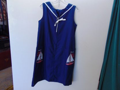 ww15	1960's	NOS Vintage Womens cotton Sailing Summer Dress (size 10/12)	$40