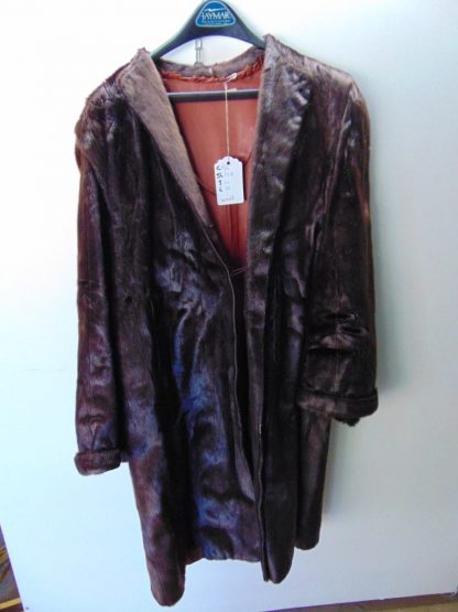 ww1	1920's 	Vintage Womens Full length Seal Labrador Coat	$300