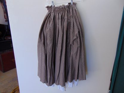 ww32	1950's	Vintage Womens Cotton Swing Dress with lining Waist 26/38in. 	$50