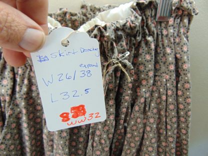 ww32	1950's	Vintage Womens Cotton Swing Dress with lining Waist 26/38in. 	$50 - Image 2