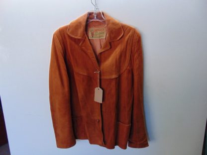 ww47	1940-50's	Vintage Womens Soft Suede Leather Jacket (torn lining)	$60