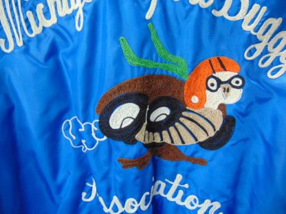 ww57	1980's	Vintage Womens really cool Chainstitched back Wind breaker Jacket size L	 $40 - Image 2