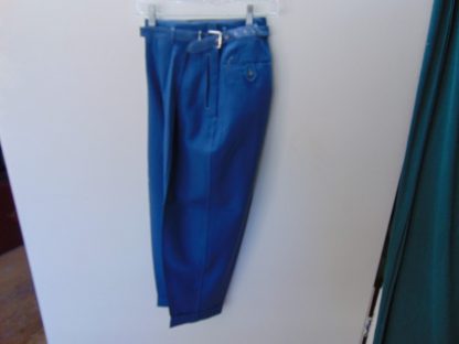 ww67	1940-50's	Vintage Womens Gabardine Belted Pants W24in	$90 - Image 4