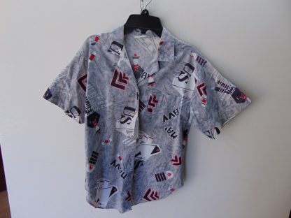 ww91	1980's	Vintage Womens "Volunteer Royal Navy" Shirt chest size cotton 38in.	$30