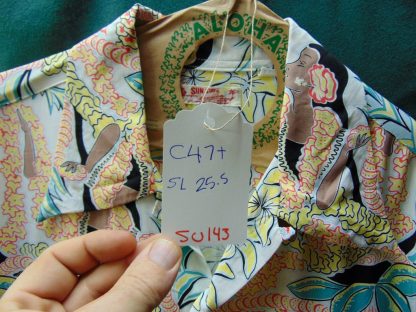 su143	Sun Surf/ Toyo Enterprise/ Japanese Repro Vintage  Rayon Hawaiian Shirt Chest 47 inches L	$200 - Image 2