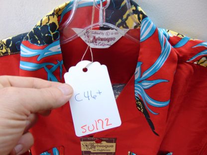 su172	Sun Surf/ Toyo Enterprise/ Japanese Repro Vintage  Rayon Hawaiian Shirt Chest 46 inches L Sp. Edition	$340 - Image 3