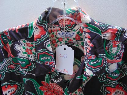 su36	Sun Surf/ Toyo Enterprise/ Japanese Repro Vintage  Rayon Hawaiian Shirt Chest 45 inches L	$180 - Image 2