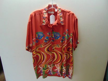 su39	Sun Surf/ Toyo Enterprise/ Japanese Repro Vintage  Rayon Hawaiian Shirt Chest 46 inches L	$140