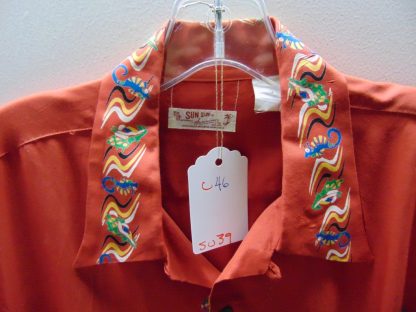 su39	Sun Surf/ Toyo Enterprise/ Japanese Repro Vintage  Rayon Hawaiian Shirt Chest 46 inches L	$140 - Image 2