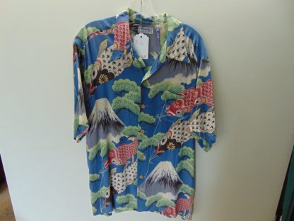 su64	Sun Surf/ Toyo Enterprise/ Japanese Repro Vintage Crepe Rayon Hawaiian Shirt Chest 46 inches L	$240