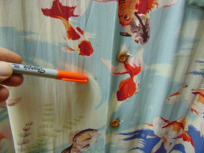 su99	Sun Surf/ Toyo Enterprise/ Japanese Repro Vintage  Crepe Rayon Hawaiian Shirt Chest 50 inches XL	$200 - Image 3
